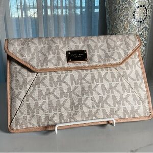 Micheal Kors Monogram Clutch
